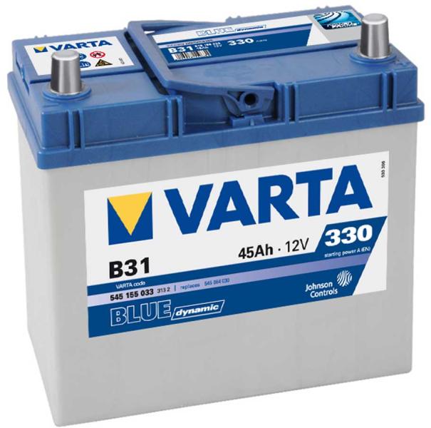 B31 Blue Dynamic 45Ah EN 330A right+ Asia (545 155 033 3132)