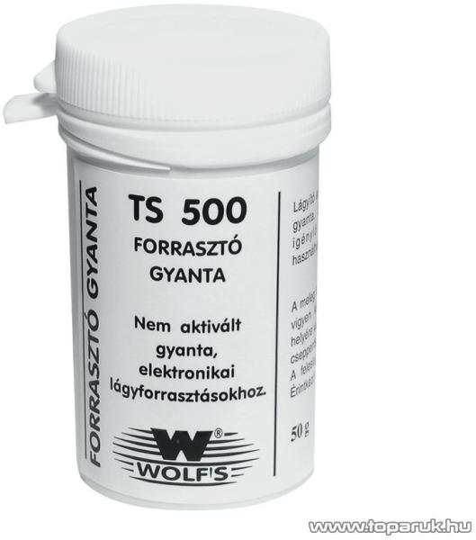 Vásárlás: Wolf's TS 500 Forrasztó gyanta, 50 ml Forrasztóanyag árak  összehasonlítása, TS 500 Forrasztó gyanta 50 ml boltok