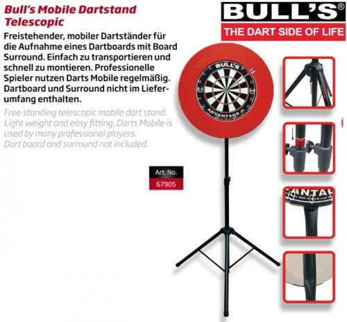 BULLS Mobile Dartstand mobiler Dartständer 