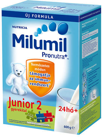 Vásárlás: Milumil Junior 2 gyerekital 24hó+ - 600g Bébiétel árak  összehasonlítása, Junior 2 gyerekital 24 hó 600 g boltok
