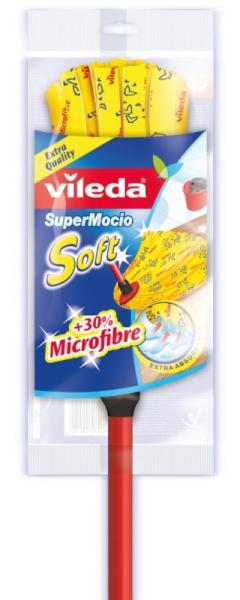 Vileda VIL128263 Recharge Soft pour Balai à Franges Supermocio