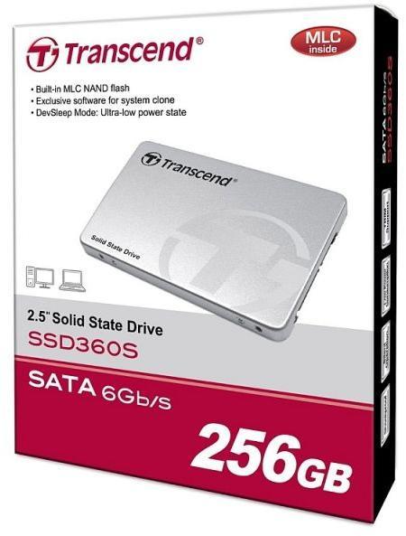 Transcend SSD360 256GB SATA3 TS256GSSD360S Вътрешен SSD хард диск Цени,  оферти и мнения, списък с магазини, евтино Transcend SSD360 256GB SATA3  TS256GSSD360S
