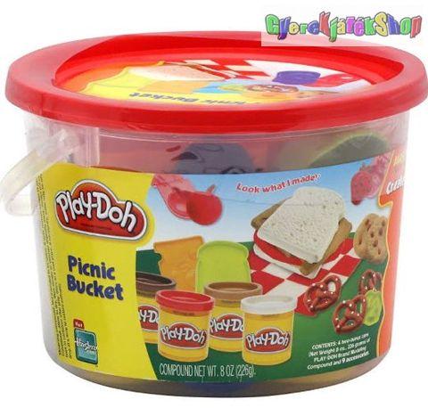 Vásárlás: Hasbro Play-Doh - Piknik vödrös gyurmakészlet (23412/23414)  Gyurma, agyag árak összehasonlítása, Play Doh Piknik vödrös gyurmakészlet  23412 23414 boltok