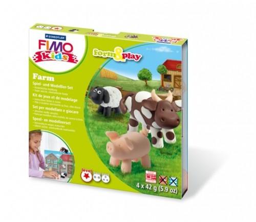 Vásárlás: FIMO Kids Form & Play: Farm - égethető gyurma készlet  (FM803401LZ) Gyurma, agyag árak összehasonlítása, Kids Form Play Farm égethető  gyurma készlet FM 803401 LZ boltok