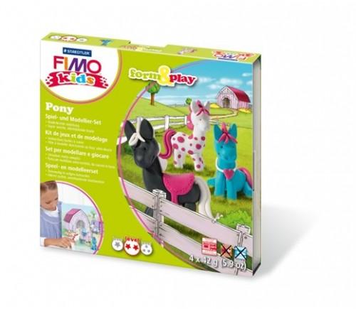 Kids Form & Play: Pónik - égethető gyurma készlet (FM803408LZ)