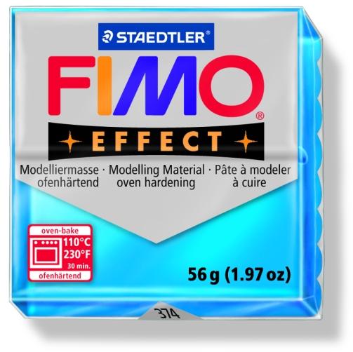 Effect égethető gyurma - Áttetsző kék - 56 g (FM8020374)