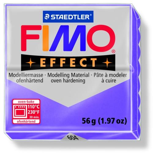 Effect égethető gyurma - Áttetsző bíborlila - 56 g (FM8020604)