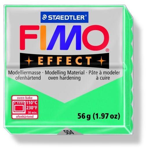 Effect égethető gyurma - Áttetsző zöld - 56 g (FM8020504)