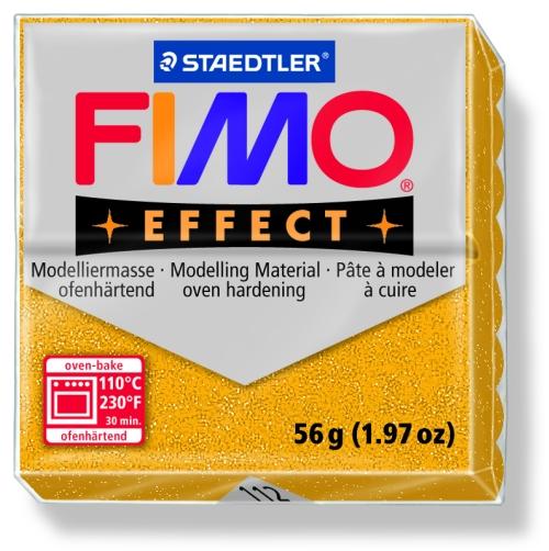 Effect égethető gyurma - Csillámos arany 56 g (FM8020112)