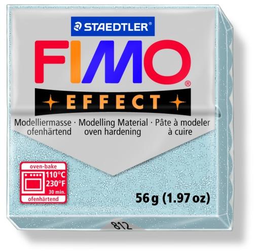 Effect égethető gyurma - Csillámos ezüst - 56 g (FM8020812)