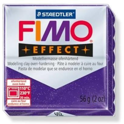 Effect égethető gyurma - Csillámos bíborlila - 56 g (FM8020602)
