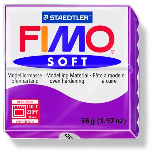 Soft égethető gyurma - Bíborlila - 56 g (FM802061)
