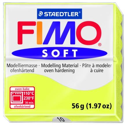 Soft égethető gyurma - Citromsárga - 56 g (FM802010)