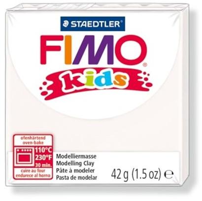 Kids égethető gyurma - Fehér - 42 g (FM80300)