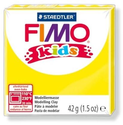 Kids égethető gyurma - Sárga - 42 g (FM80301)