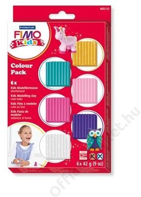 Kids Color Pack égethető gyurma készlet lányoknak - 6x42 g (FM803202)