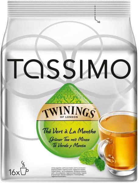 TASSIMO TWININGS Green Tea Menta (16) (Poduri cafea, capsule de cafea) -  Preturi