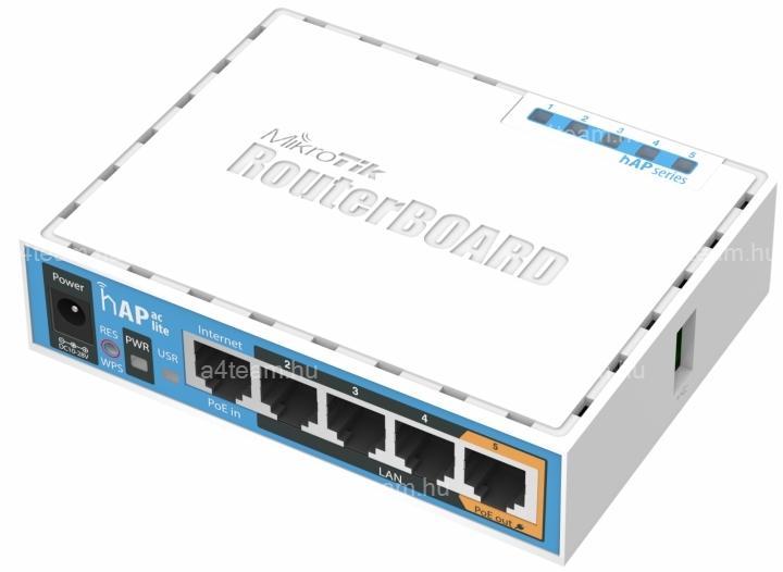 MikroTik hAP ac lite (RB952Ui-5ac2nD) router vásárlás, olcsó MikroTik hAP  ac lite (RB952Ui-5ac2nD) árak, Router akciók