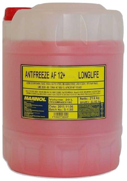 AF12+ Longlife Antifreeze 20 l