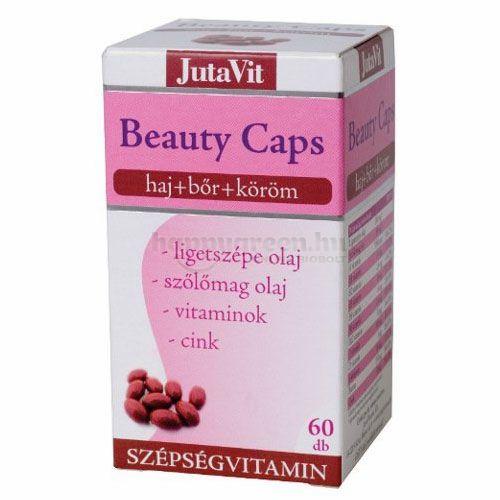 Vásárlás: JutaVit Beauty Caps Szépségvitamin Kapszula (60db)  Táplálékkiegészítő árak összehasonlítása, Beauty Caps Szépségvitamin  Kapszula 60 db boltok