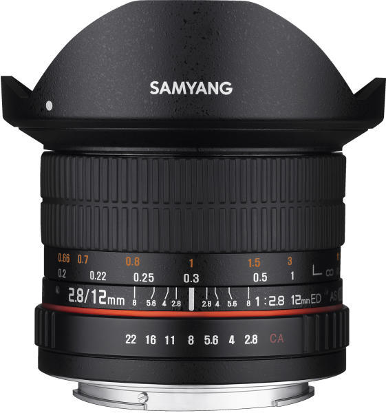 Samyang 12mm f/2.8 ED AS NCS Fish-Eye (Canon) (F1112101101) fényképezőgép  objektív vásárlás, olcsó Samyang 12mm f/2.8 ED AS NCS Fish-Eye (Canon)  (F1112101101) fényképező objektív árak, akciók