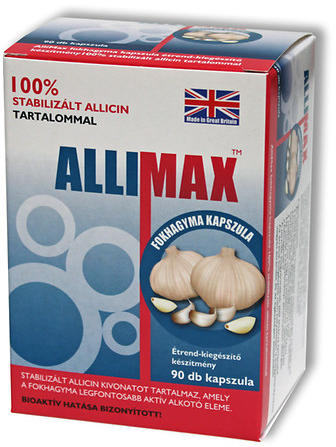 Vásárlás: Allimax Fokhagyma kapszula 90 db Táplálékkiegészítő árak  összehasonlítása, Fokhagymakapszula90db boltok