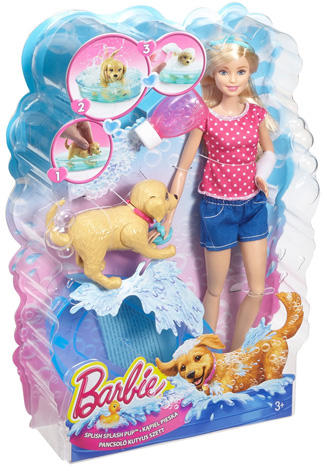 Vásárlás: Mattel Barbie - Pancsoló kutyus szett Barbie baba árak  összehasonlítása, Barbie Pancsoló kutyus szett boltok