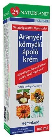 Aranyér környéki ápoló krém 100 ml