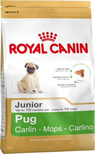 Royal Canin Pug Junior 1,5 kg (Hrana pentru caini) - Preturi