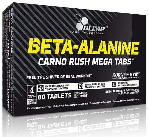 Beta-Alanine Carno Rush Mega Tabs tabletta 80 db