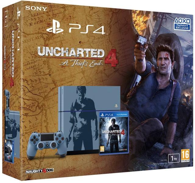Sony PlayStation 4 1TB (PS4 1TB) Uncharted 4 A Thief's End Limited Edition  vásárolj már 0 Ft-tól