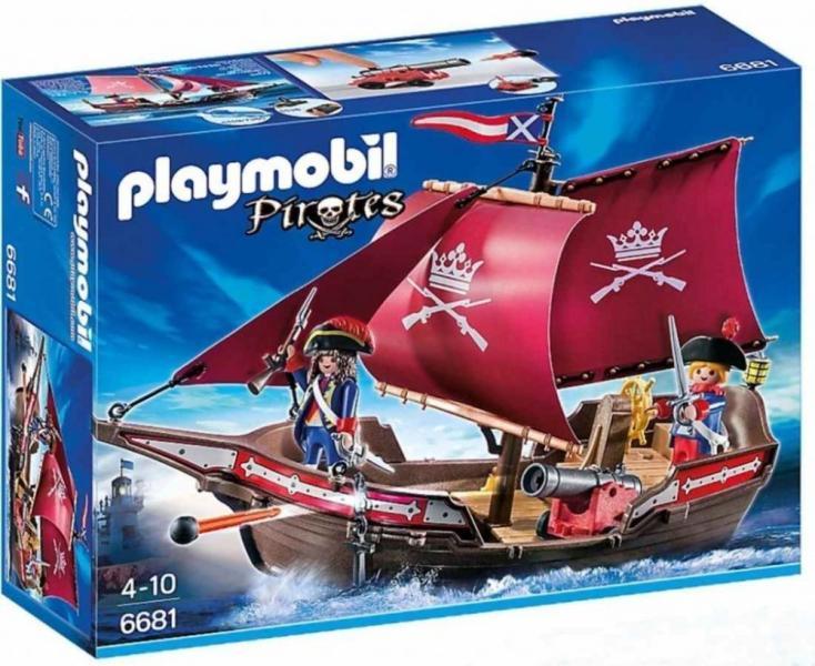 Vásárlás: Playmobil Pirates - Katonai hajó ágyúkkal (6681) Playmobil árak  összehasonlítása, Pirates Katonai hajó ágyúkkal 6681 boltok