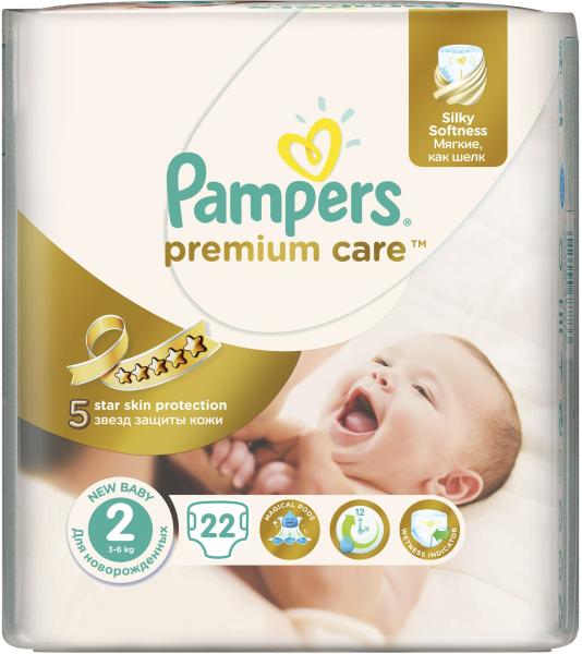 Pampers Premium Care 2 Mini 3-6 кг (22 броя), справочник с цени от бебешки  онлайн магазини