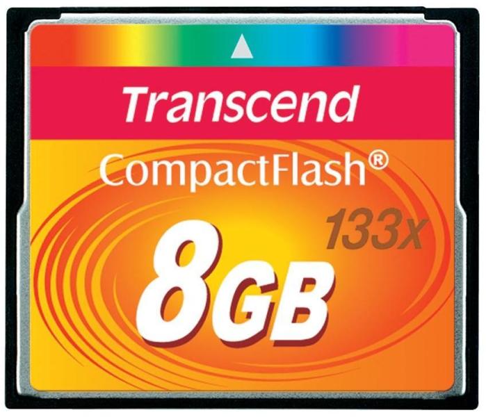 Transcend CompactFlash 8GB 133x TS8GCF133 (Card memorie) - Preturi