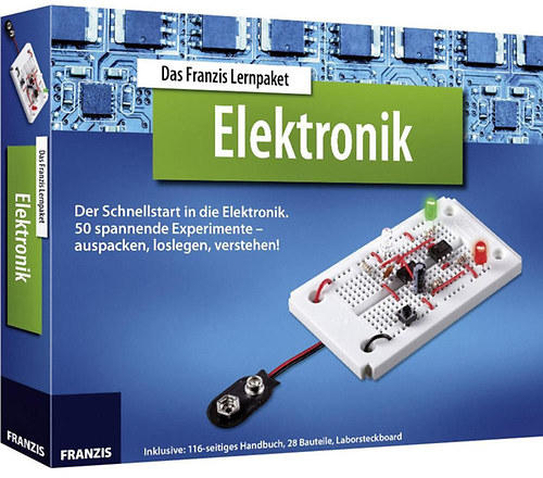Vásárlás: Franzis Verlag Elektronika kísérletező készlet, 14 éves kortól  (65272) Tudományos és ismeretterjesztő játék árak összehasonlítása, Elektronika  kísérletező készlet 14 éves kortól 65272 boltok