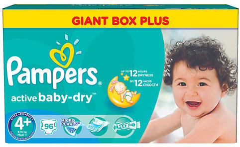 Vásárlás: Pampers Active Baby-Dry 4+ Maxi Plus (9-16kg) 96db Pelenka árak  összehasonlítása, Active Baby Dry 4 Maxi Plus 9 16 kg 96 db boltok