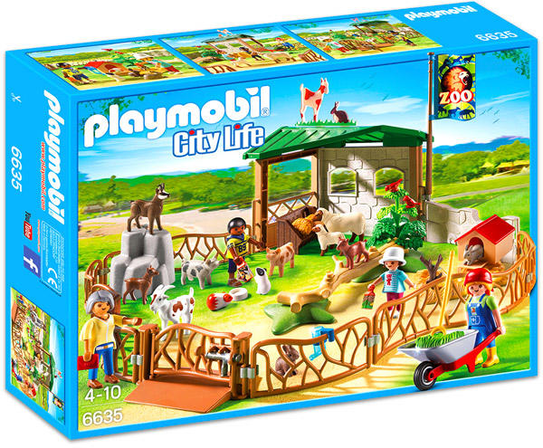 Playmobil Tarcul Animalelor de la Zoo (PM6635) (Playmobil) - Preturi