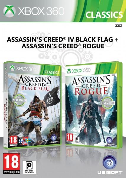 Ubisoft Double Pack: Assassin's Creed IV Black Flag + Assassin's Creed  Rogue [Classics] (Xbox 360) Игри за Xbox 360 Цени, оферти и мнения, списък  с магазини, евтино Ubisoft Double Pack: Assassin's Creed