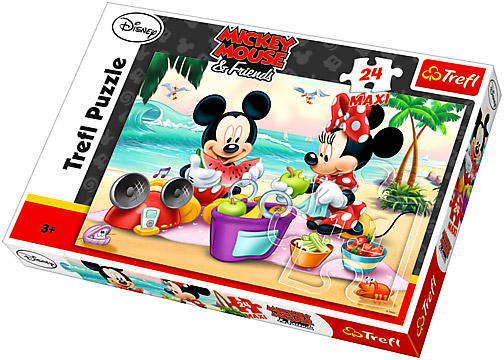 Vásárlás: Trefl Maxi Puzzle - Mickey és Minnie egér piknikezik 24 db-os  (14236) Puzzle árak összehasonlítása, Maxi Puzzle Mickey és Minnie egér  piknikezik 24 db os 14236 boltok