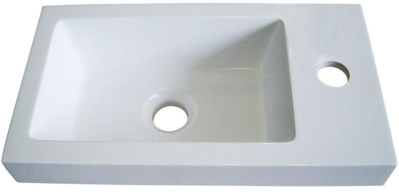 Leon 40x22 cm left/right white (D4001)