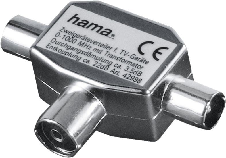 Splitter Antenna 2 Uscite - Per TV E Radio Con Cavo Coassiale - Foto 2