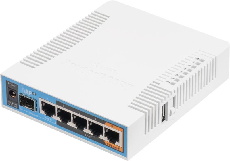 MikroTik hAP ac (RB962UiGS-5HacT2HnT) router vásárlás, olcsó MikroTik hAP  ac (RB962UiGS-5HacT2HnT) árak, Router akciók