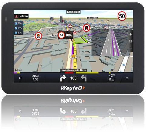 WayteQ x995 + Sygic Truck GPS navigáció már 0 Ft-tól