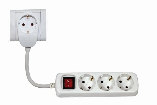 Düwi Powersplit 3 Plug 2 m Switch (0012392114)