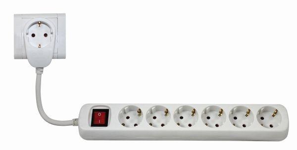 Düwi 6 Plug 2 m Switch (0012692114)