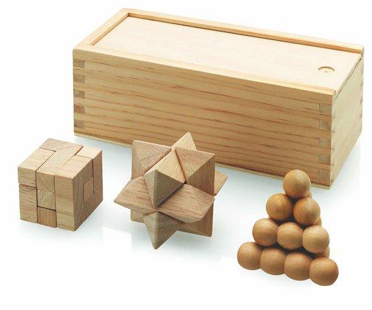 Vásárlás: 3 db-os fa-fejtörő (RA0443) Logikai játék árak összehasonlítása,  3 db os fa fejtörő RA 0443 boltok