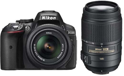Nikon D5300 +AF-P 18-55mm VR +55-300mm VR - Árukereső.hu