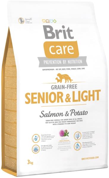Care Grain-Free Senior & Light salmon & potato 3 kg