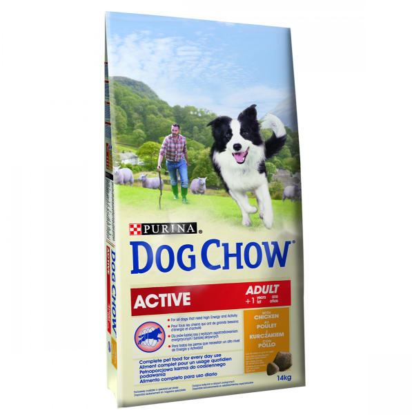 Dog Chow Active 14 kg (Hrana pentru caini) - Preturi
