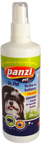 Dr. Pet bolha és kullancsriasztó spray kutyáknak 200 ml